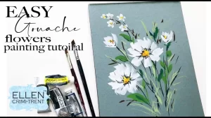 Read more about the article EASY gouache Flower Painting Tutorial #1624