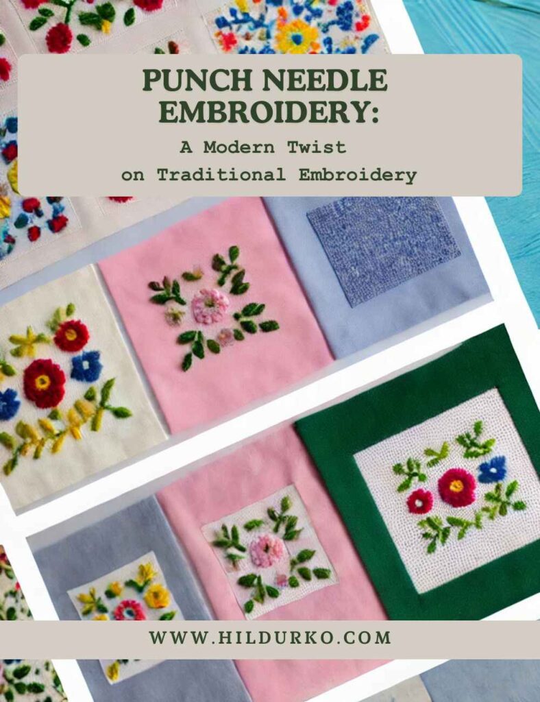 Punch Needle Embroidery: A Modern Twist on Traditional Embroidery