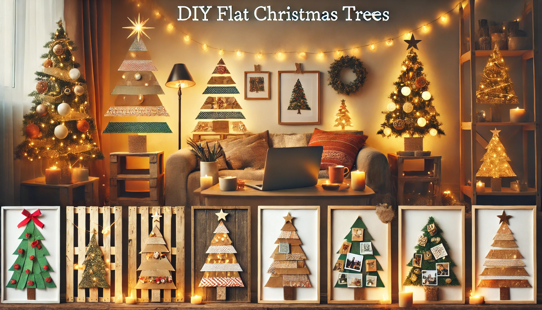 Embrace the Flat Christmas Tree: Space-Saving Festive Flair