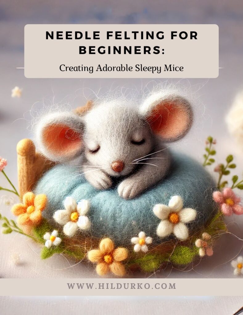 Needle Felting for Beginners: Creating Adorable Sleepy Mice