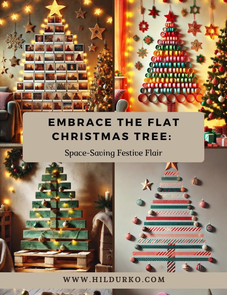 Embrace the Flat Christmas Tree: Space-Saving Festive Flair