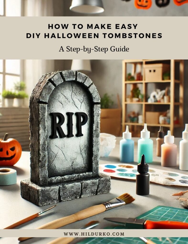 How to Make Easy DIY Halloween Tombstones: A Step-by-Step Guide