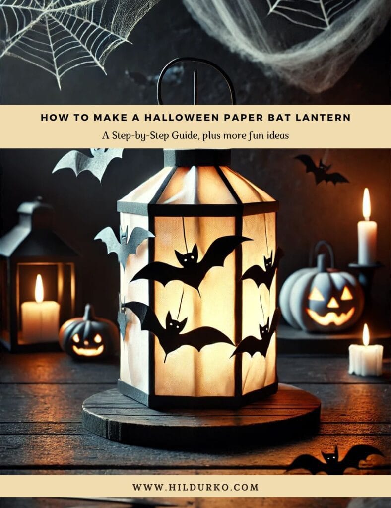 How to Make a Halloween Paper Bat Lantern: A Step-by-Step Guide