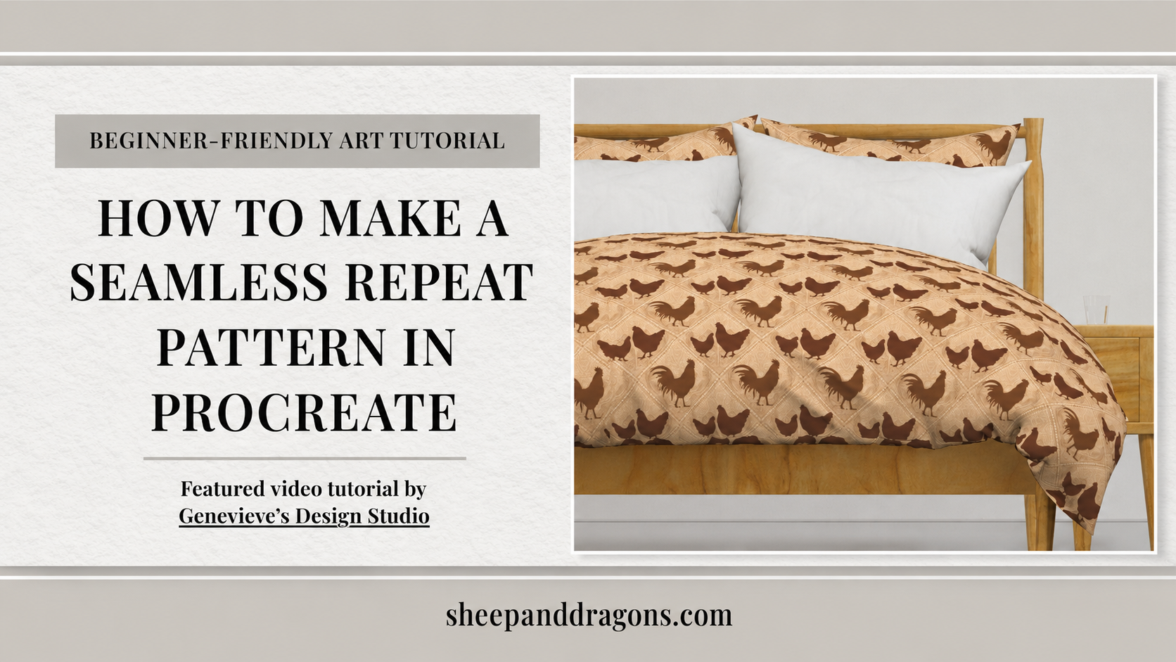 How to Make a Seamless Repeat Pattern in Procreate