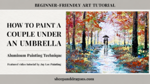 Read more about the article How to Paint a Couple Under an Umbrella: Aluminum Painting Technique